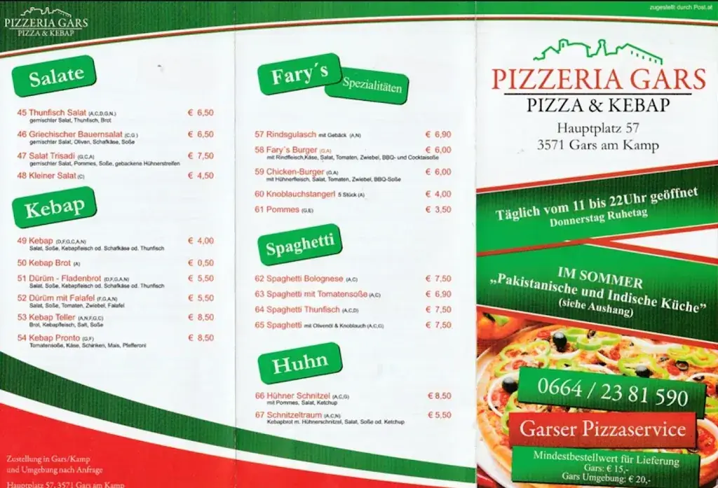 Menu_Pizzeria Gars_Gars am Kamp_immagine_1