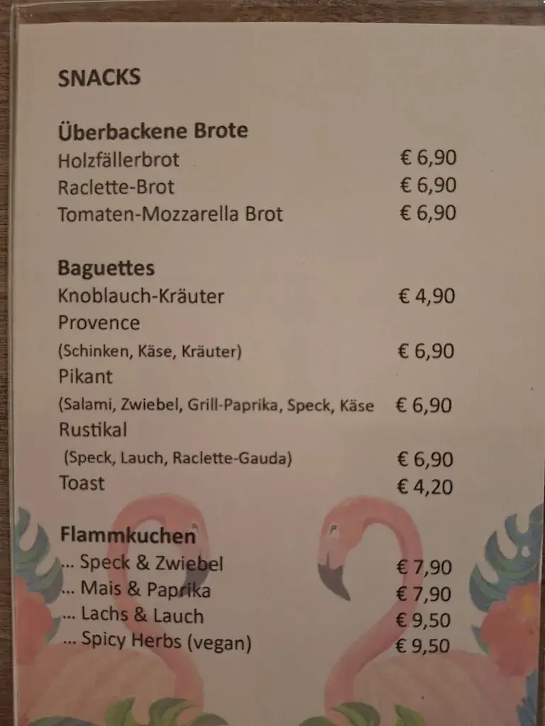 Menu_Flamingo Café-Frühstück-Bar_Gars am Kamp_image_1