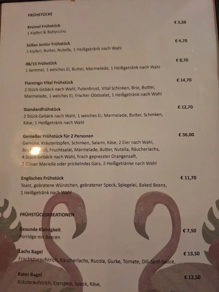 Menu_Flamingo Café-Frühstück-Bar_Gars am Kamp_image_2