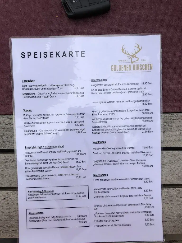 Menu_Gasthaus zum Goldenen Hirschen_Gars am Kamp_image_4