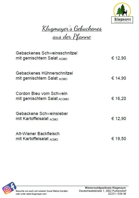 Menu_Klugmayer Wienerwaldgasthaus_Gablitz_image_2