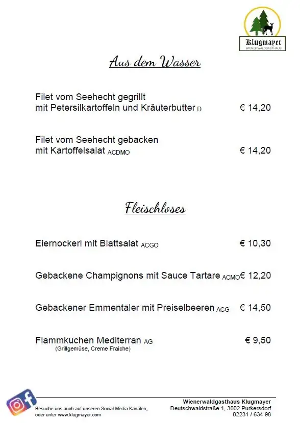 Menu_Klugmayer Wienerwaldgasthaus_Gablitz_image_4