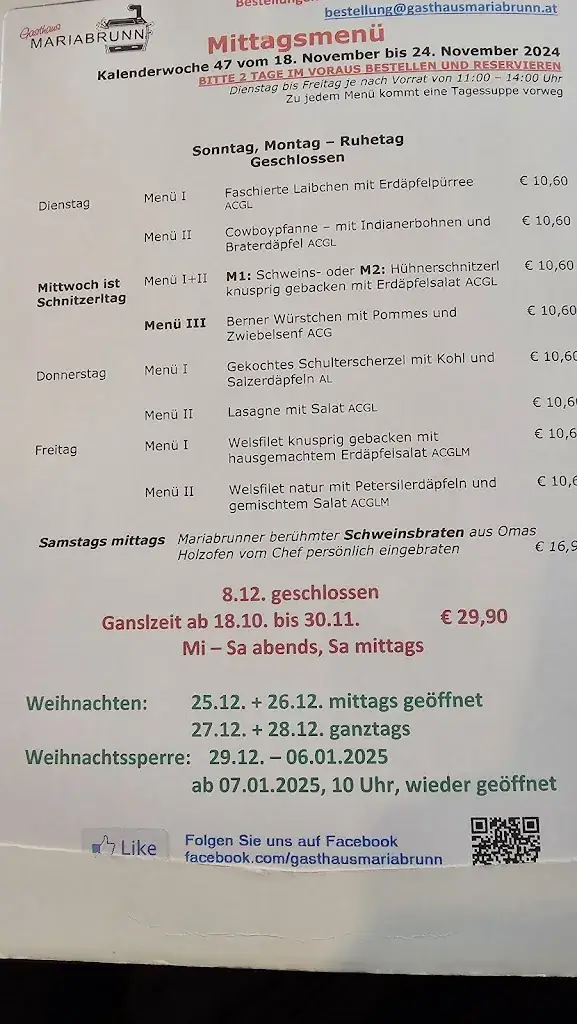 Menu_Gasthaus Mariabrunn_Gablitz_immagine_2