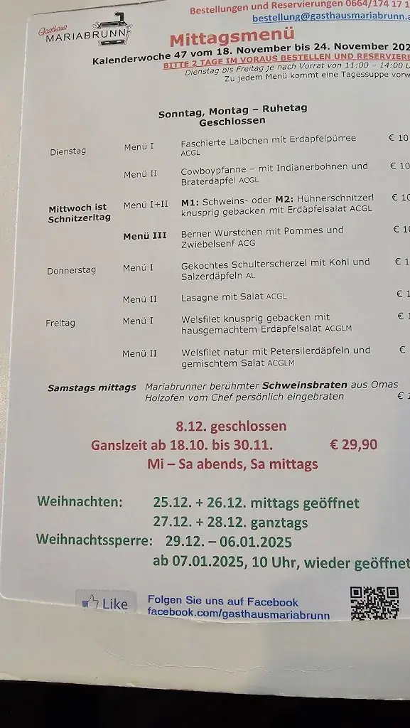 Menu_Gasthaus Mariabrunn_Gablitz_immagine_3