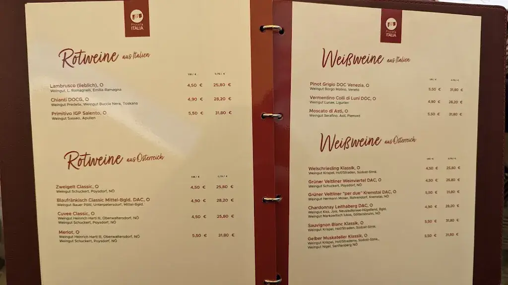 Menu_Piccola Italia_Gloggnitz_image_1