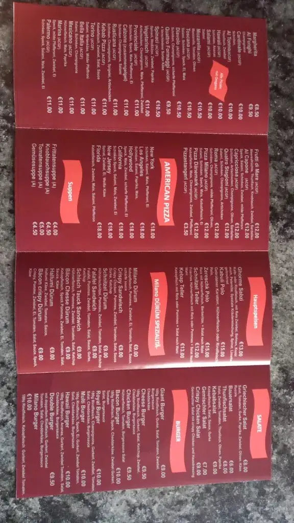 Menu_Milano pizzeria groß Gerungs_Groß-Gerungs_image_1