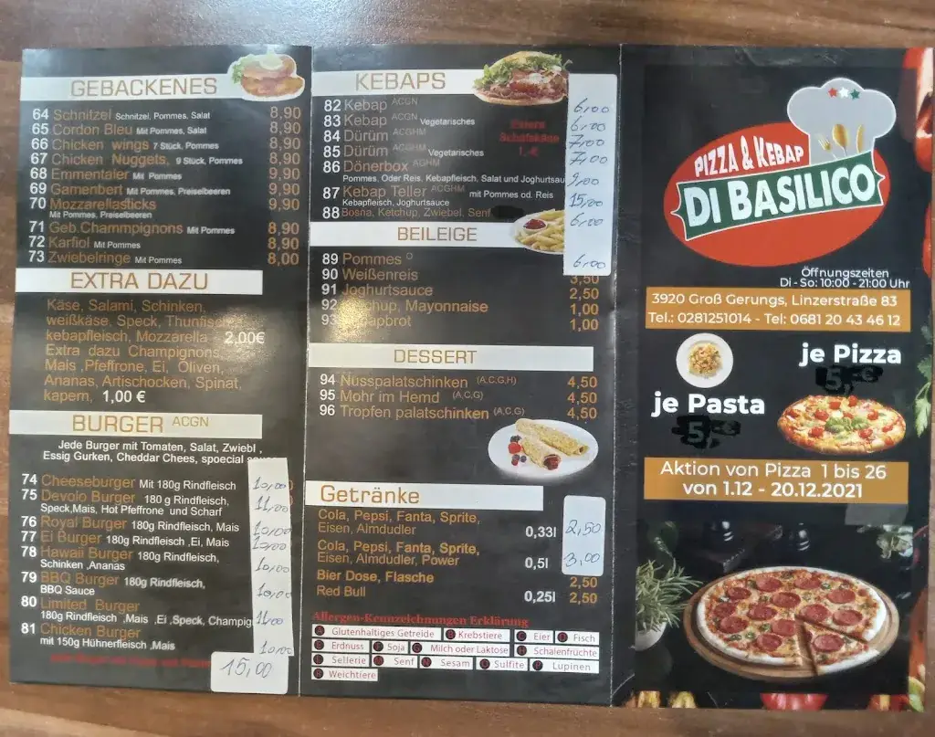 Menu_Di Basilico Pizza & Kebap_Groß-Gerungs_image_1