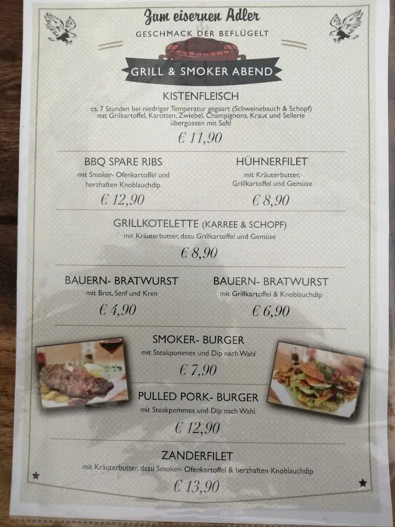 Menu_Gaudi Park: Zum eisernen Adler_Inzenhof_image_1