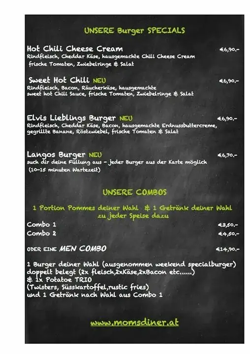 Menu_Mom’s Splash Diner_Großweikersdorf_immagine_4