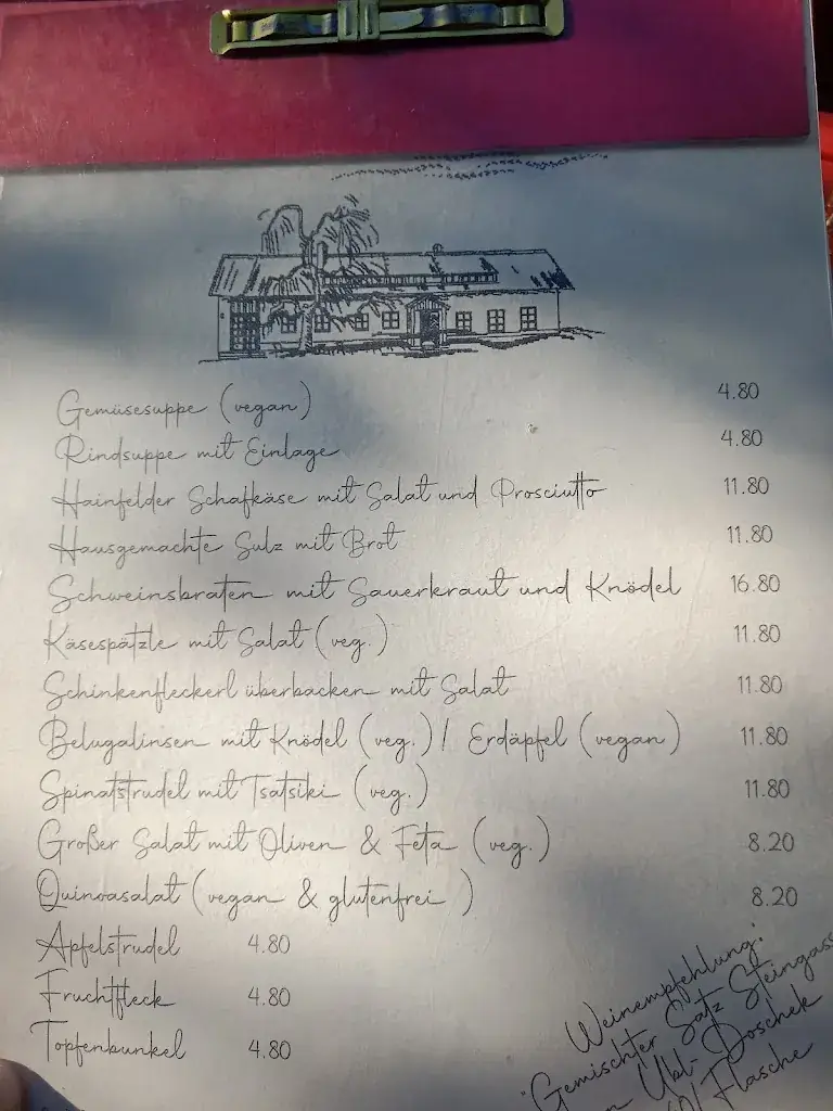 Menu_Redlingerhütte_Gugging_immagine_1