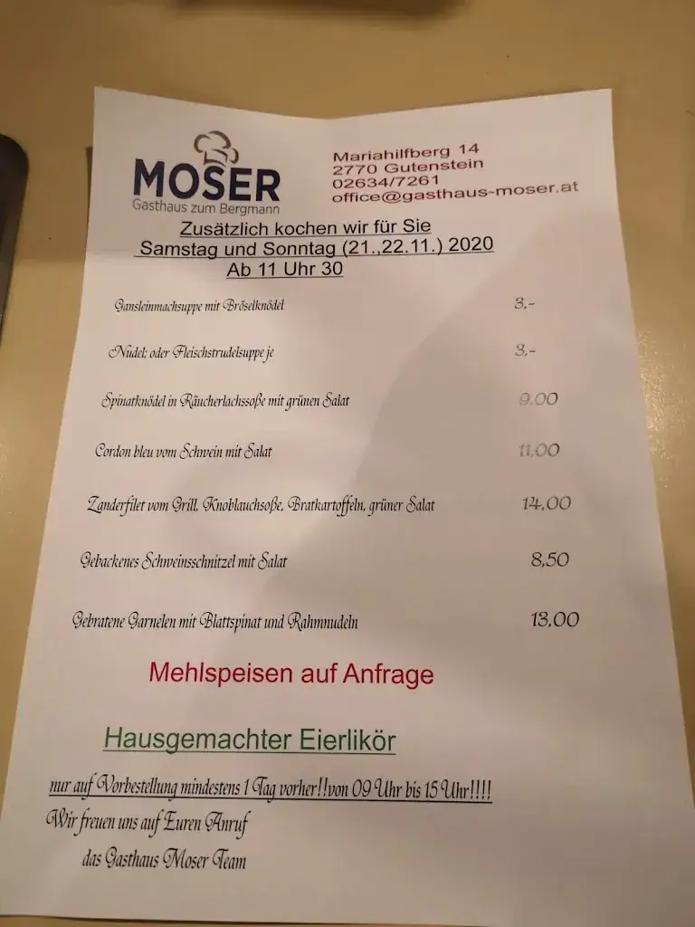 Menu_Gasthof Moser / Mariahilfberg_Gutenstein_image_4