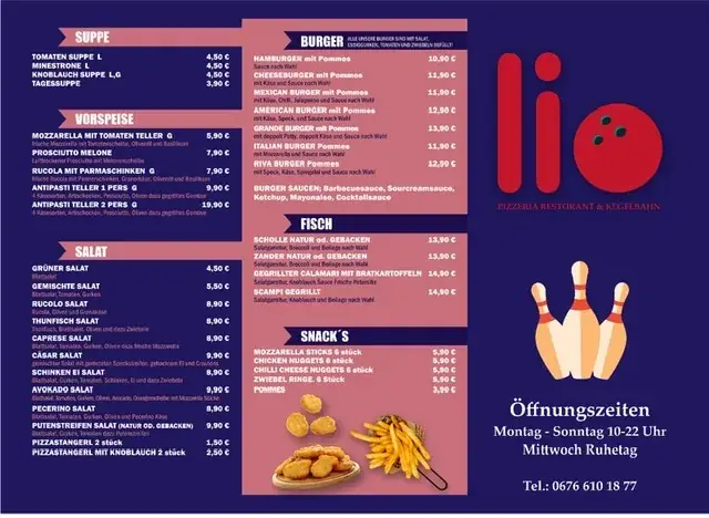 Menu_Lio Pizzeria Restaurant & Kegelbahn_Gutenstein_image_3