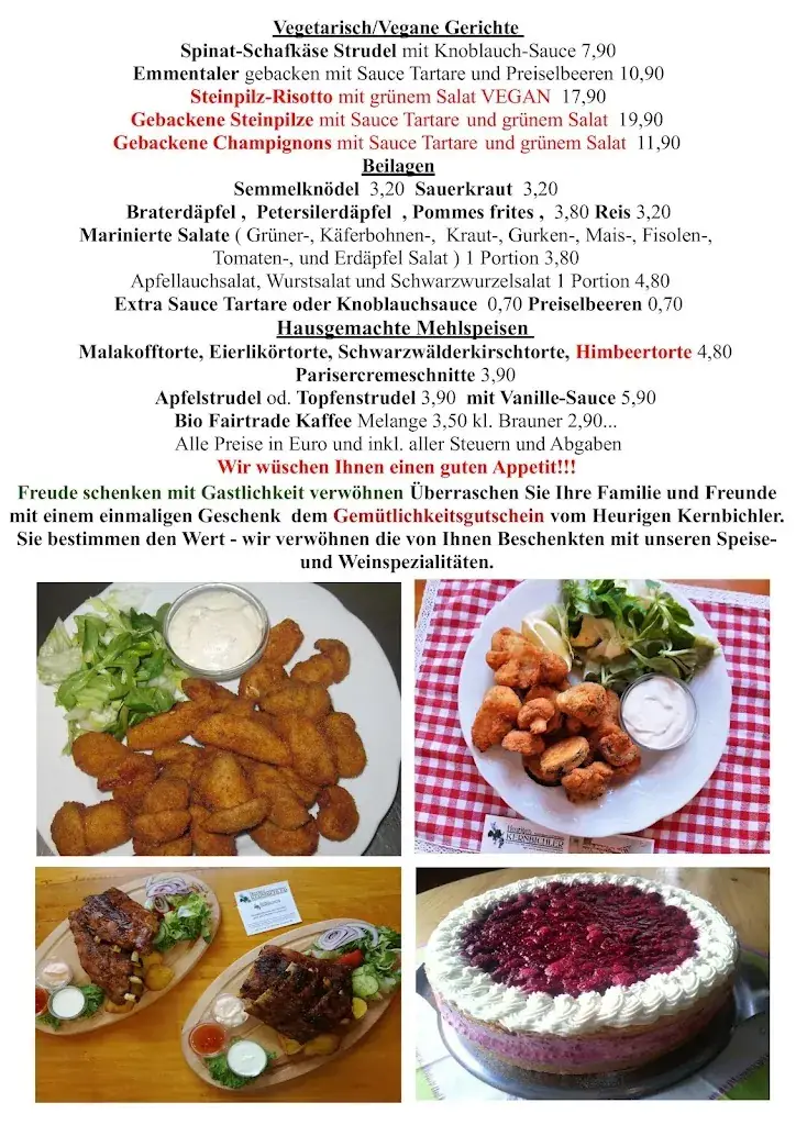Menu_Heurigen Kernbichler_Gumpoldskirchen_immagine_1