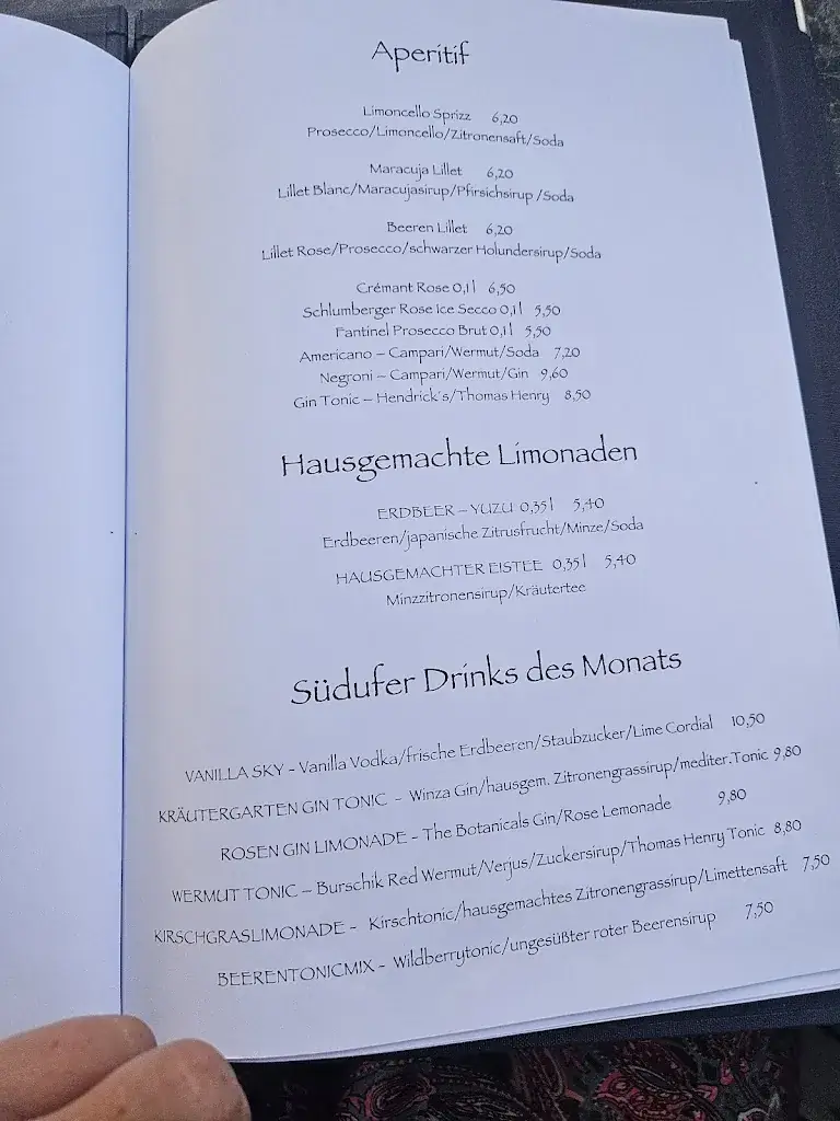 Menu_South shore Restaurant_Gumpoldskirchen_image_1