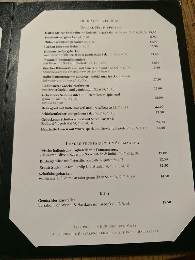 Menu_Krug Gumpoldskirchen - Altes Zechhaus & Weingut_Guntramsdorf_immagine_2