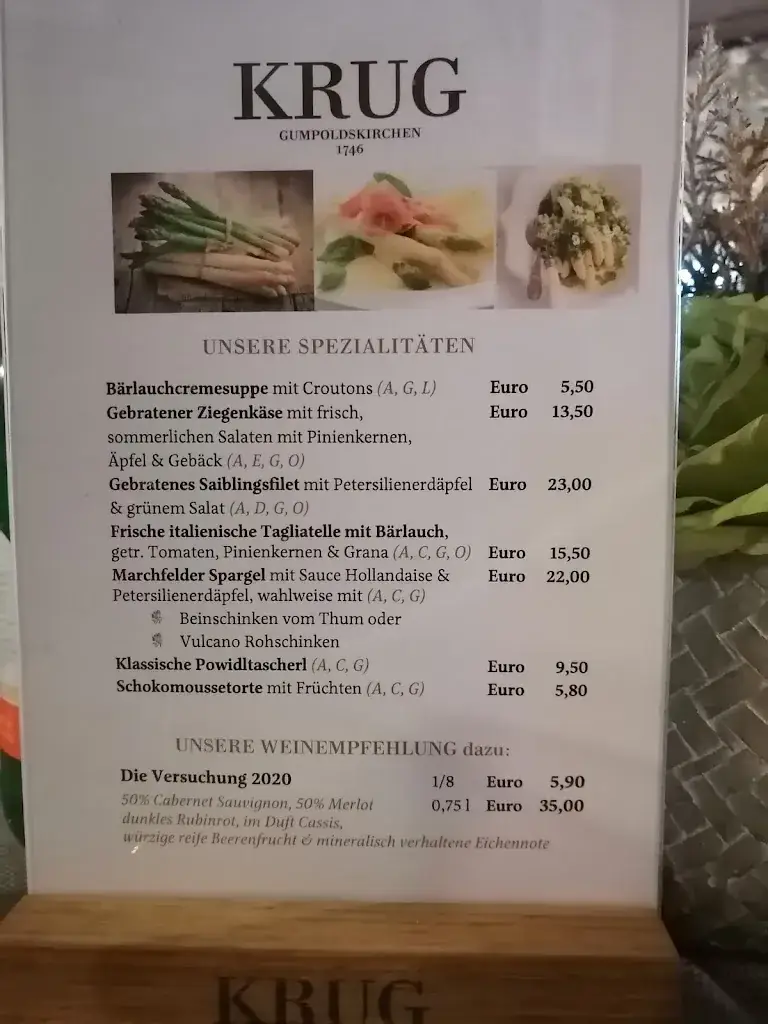 Menu_Krug Gumpoldskirchen - Altes Zechhaus & Weingut_Guntramsdorf_immagine_4