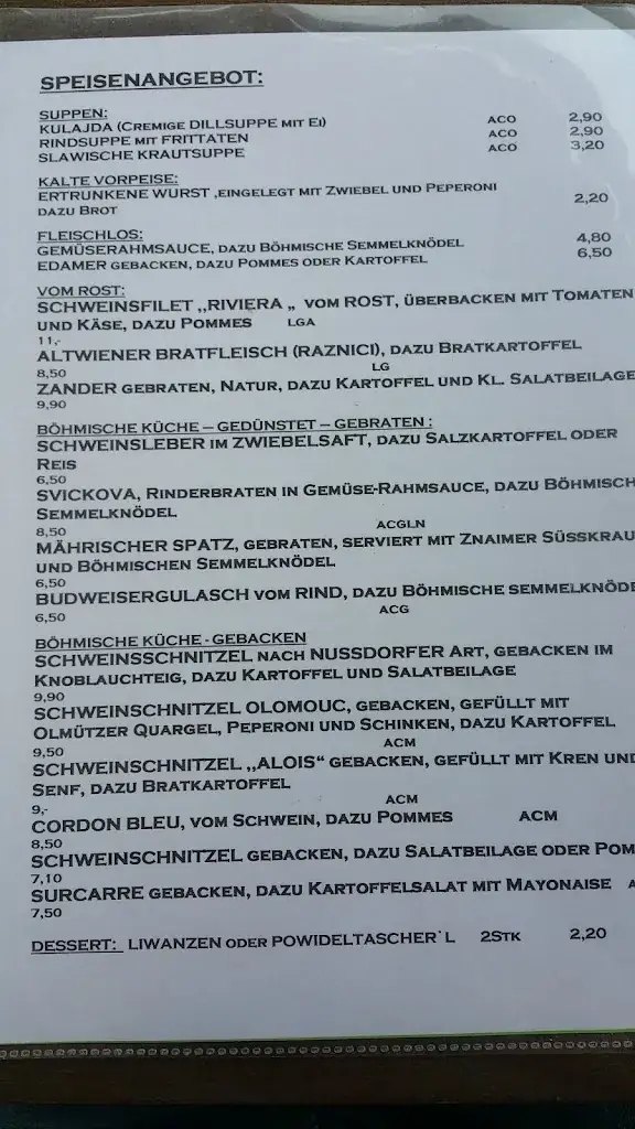 Menu_Restaurant / Gasthaus Privatzimmer Böhmischer Hof_Harmannsdorf_immagine_3