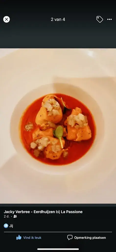 Menu_Restaurant La Passione_Haag_immagine_7