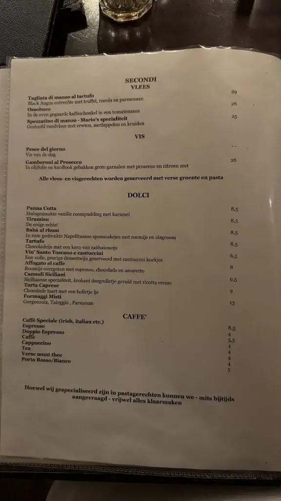 Menu_Ristorante Giuliano’s_Haag_immagine_1