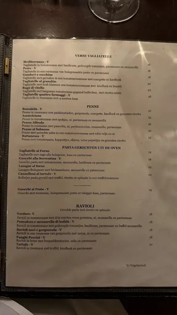 Menu_Ristorante Giuliano’s_Haag_immagine_3