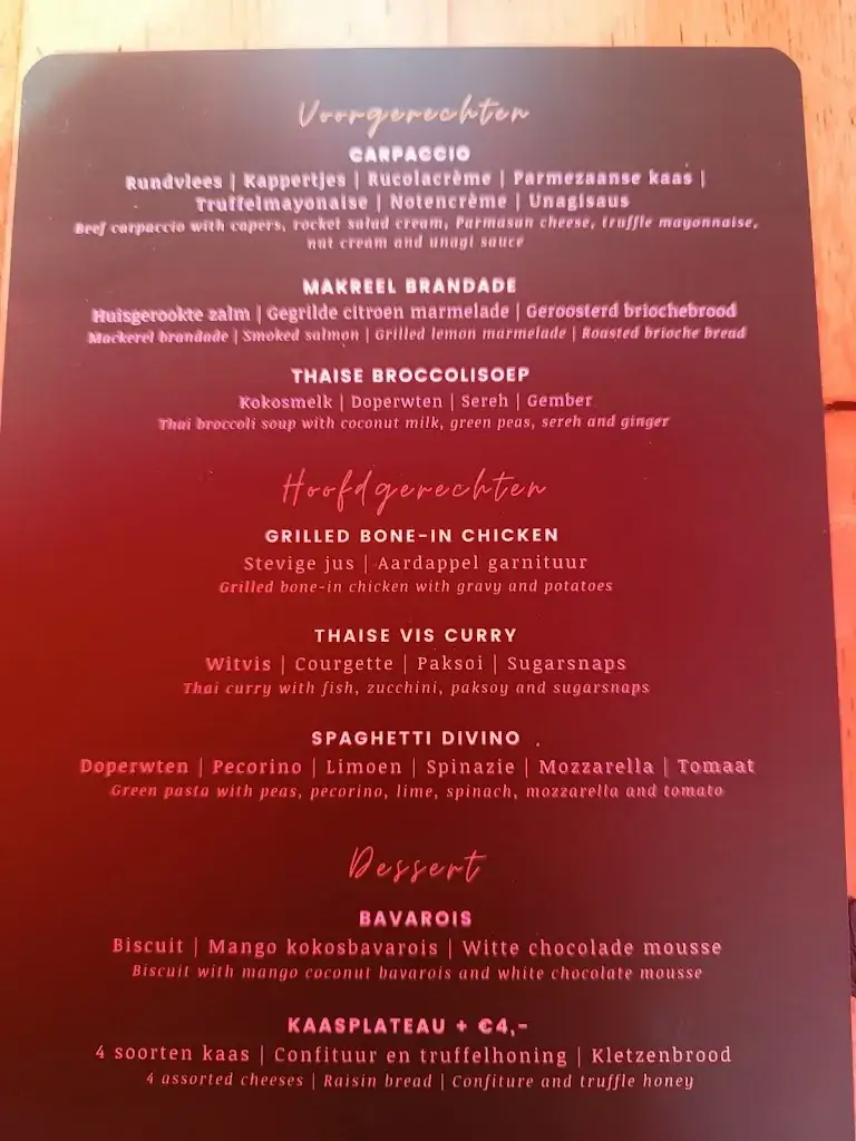 Menu_Luden Den Haag_Haag_immagine_1