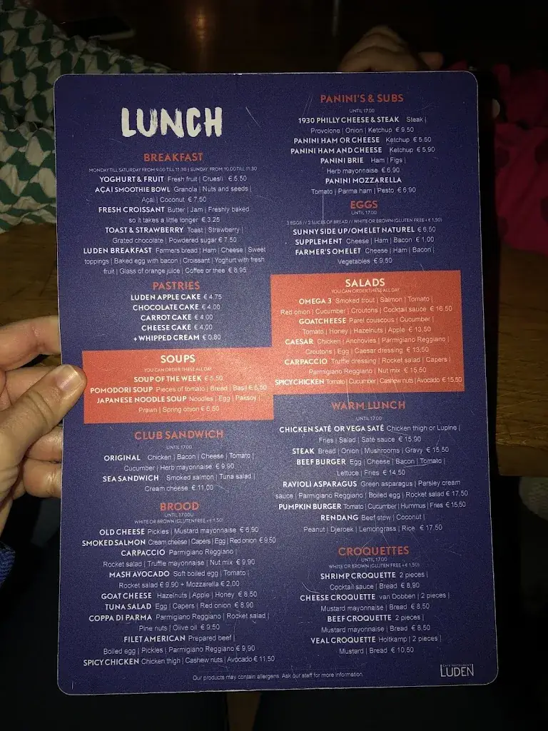 Menu_Luden Den Haag_Haag_immagine_4