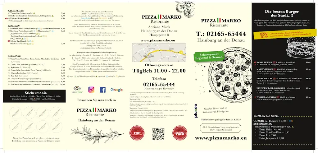 Menu_Pizza Marko Adriana Mück_Hainburg an der Donau_image_1