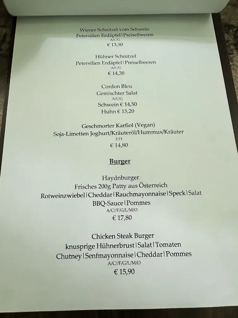 Menu_Gasthaus Haydnstüberl. Inh.Stefan Weber_Hainburg an der Donau_image_1