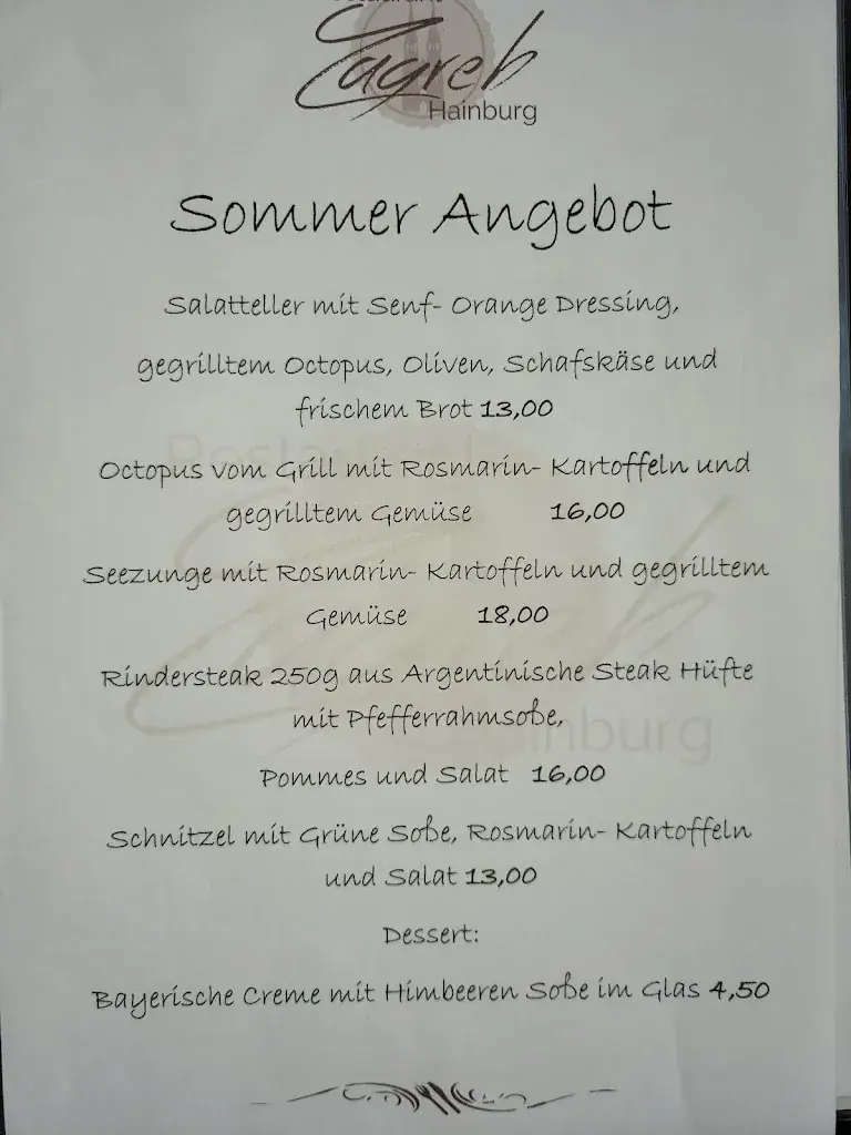Menu_Restaurant Zagreb_Hainburg an der Donau_image_1