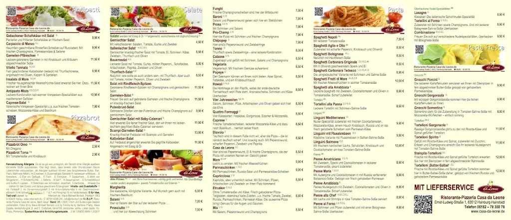 Menu_Casa da Leone_Hainburg an der Donau_immagine_1