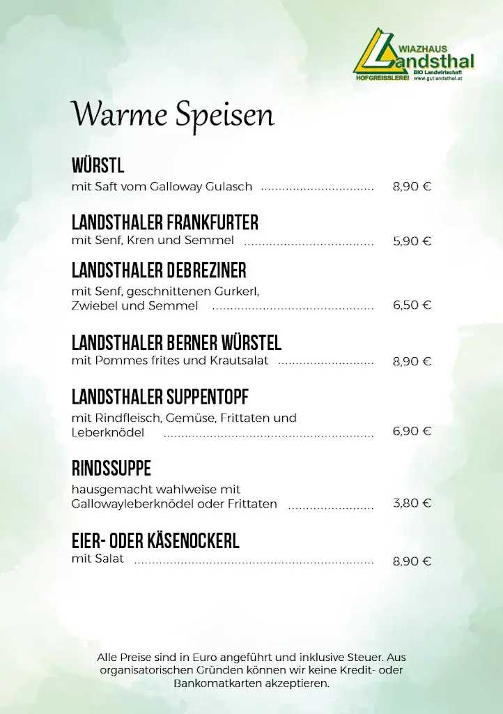 Menu_Wiazhaus Landsthal_Hainfeld_image_2