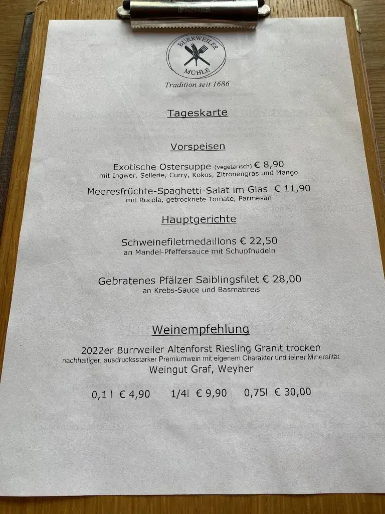 Menu_Landrestaurant Burrweiler Mühle_Hainfeld_image_2