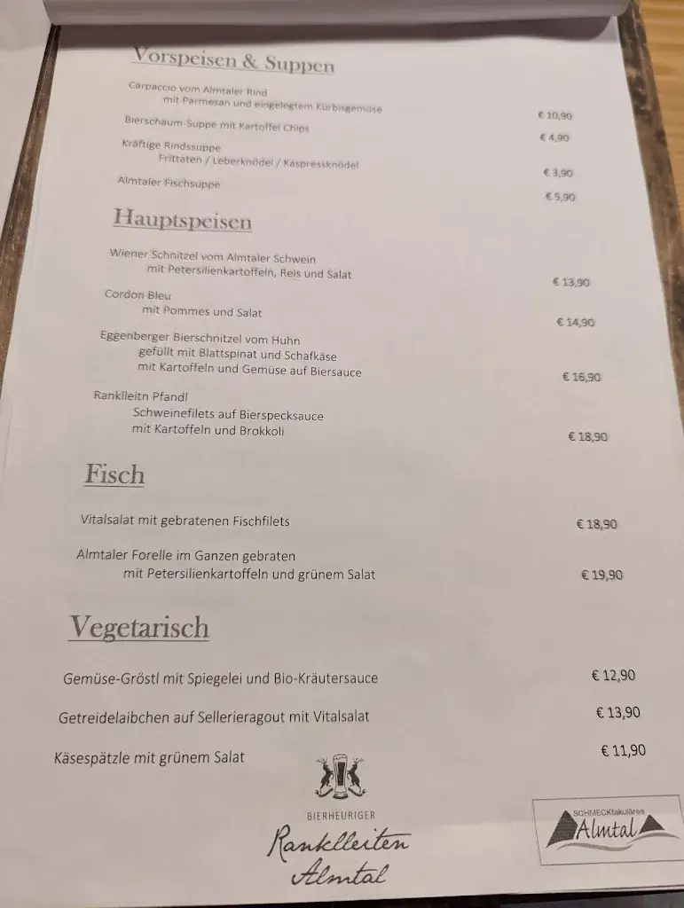 Menu_Restaurant Ranklleiten_Hinterleiten_immagine_1