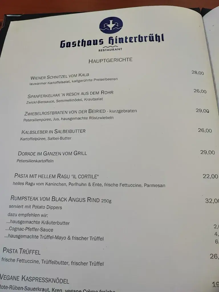 Menu_Restaurant Gasthaus Hinterbrühl_Hinterbrühl_image_4