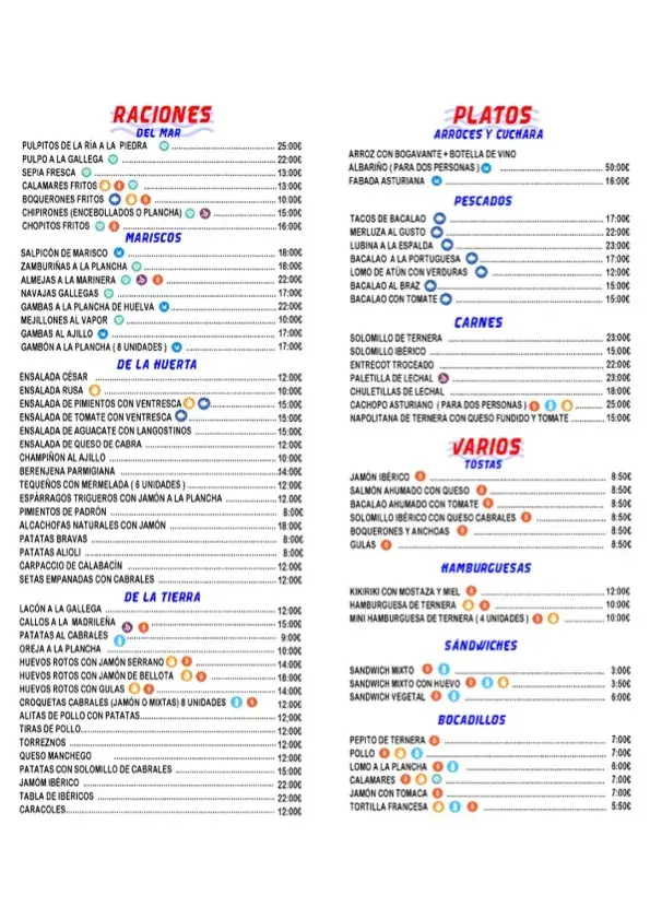 Menu_Mesón Esquina Gallega_Gols_immagine_1