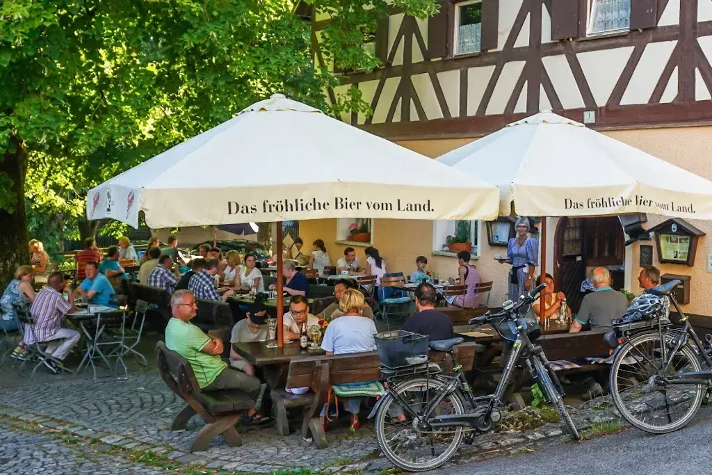 Goldener Hirsch ristorante a Hirschbach