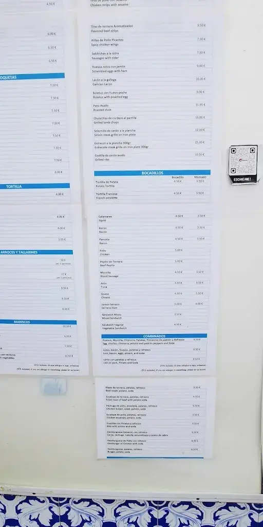 Menu_Bar Restaurante Camarón_Gols_image_3