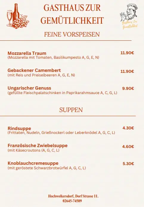 Menu_Gasthaus zur Gemütlichkeit_Hochwolkersdorf_image_1