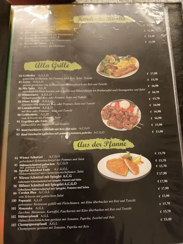 Menu_Pizzeria Endo_Herzogenburg_immagine_2