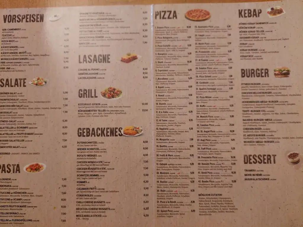 Menu_Pizza Treff - Hohenberg_Hohenberg_immagine_1