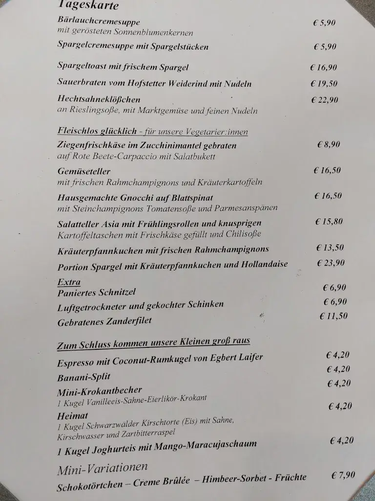 Menu_Gasthof Pension Drei Schneeballen_Hofstetten_immagine_1
