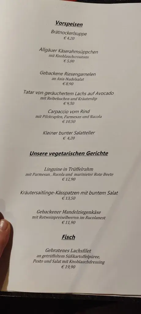 Menu_Landhotel Zur Alten Post GmbH_Hofstetten_image_2