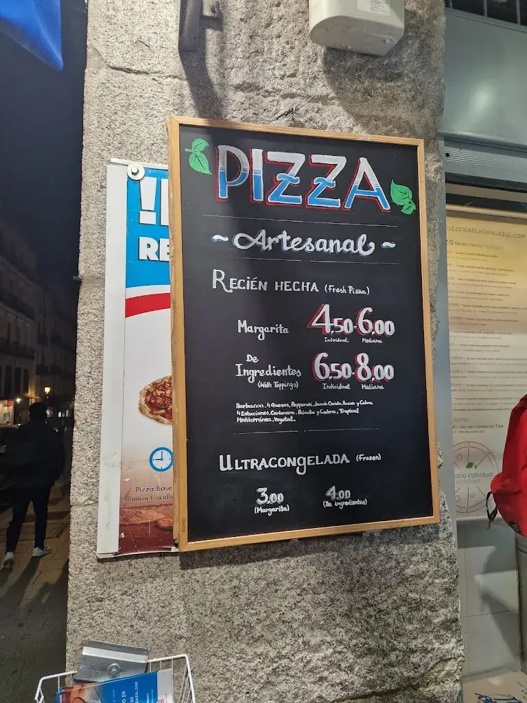 Menu_El Horno Azul-Pizzería artesanal_Horn_immagine_3