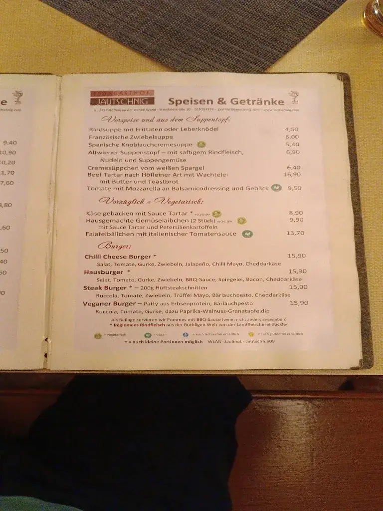 Menu_Landgasthof Jautschnig_Höflein_imagen_2