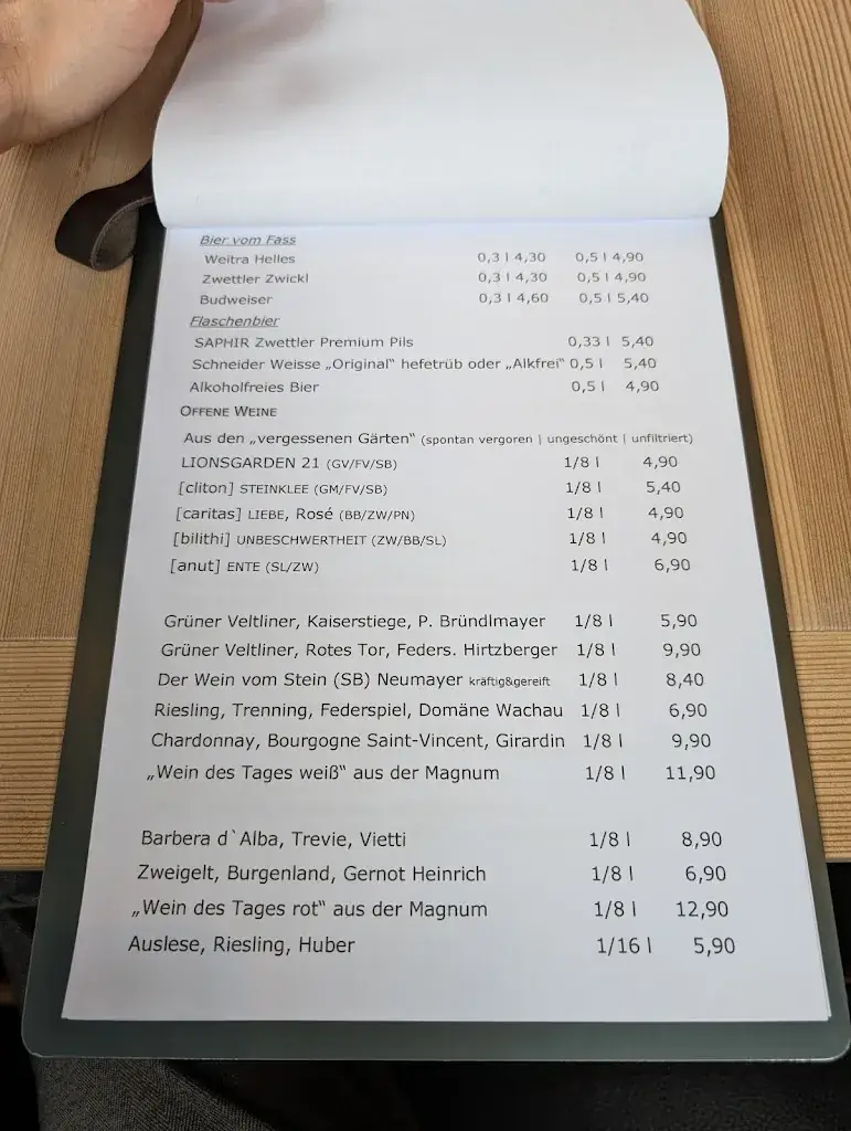 Menu_Restaurant Naehrer_Kapelln_immagine_1