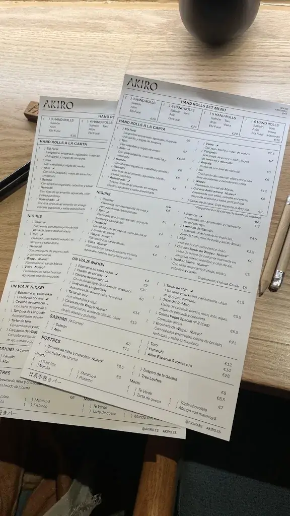 Menu_Akiro Hand Roll Bar_Japons_image_4