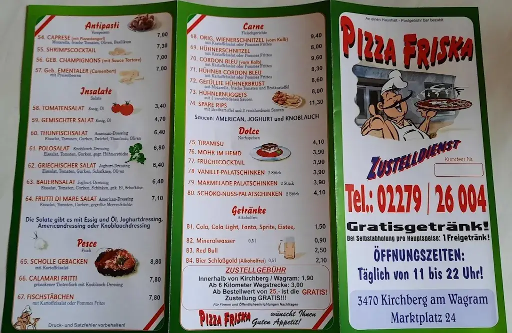 Menu_Pizza Friska_Kirchberg am Wagram_immagine_1