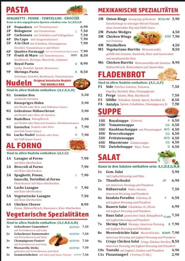 Menu_Pizza Royal Kirchberg_Kirchberg an der Pielach_immagine_1