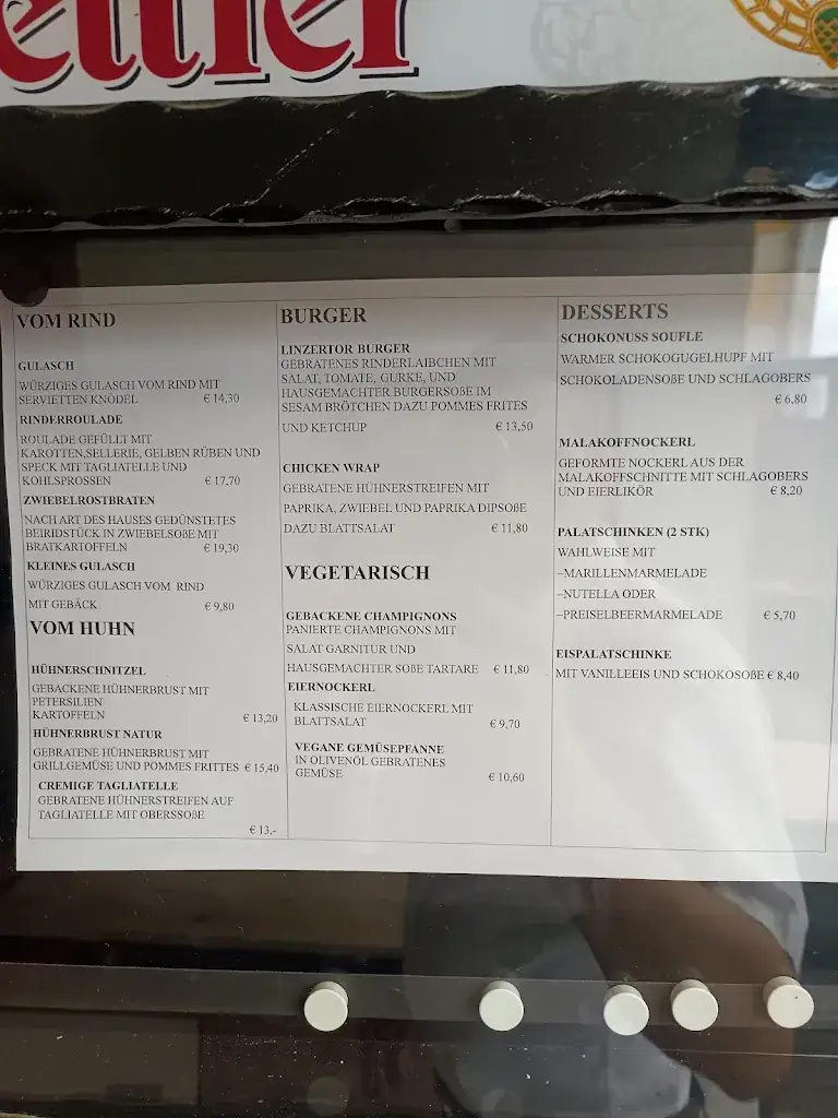 Menu_Gasthaus Linzertor_Krems an der Donau_immagine_1