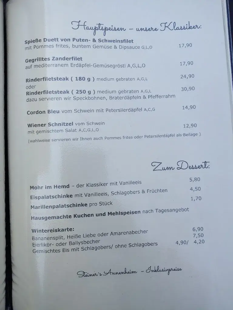Menu_Cafe-Restaurant Steiner_Ladendorf_immagine_2